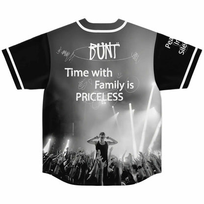BUNT Black Concert Crowd Rave Baseball Jersey