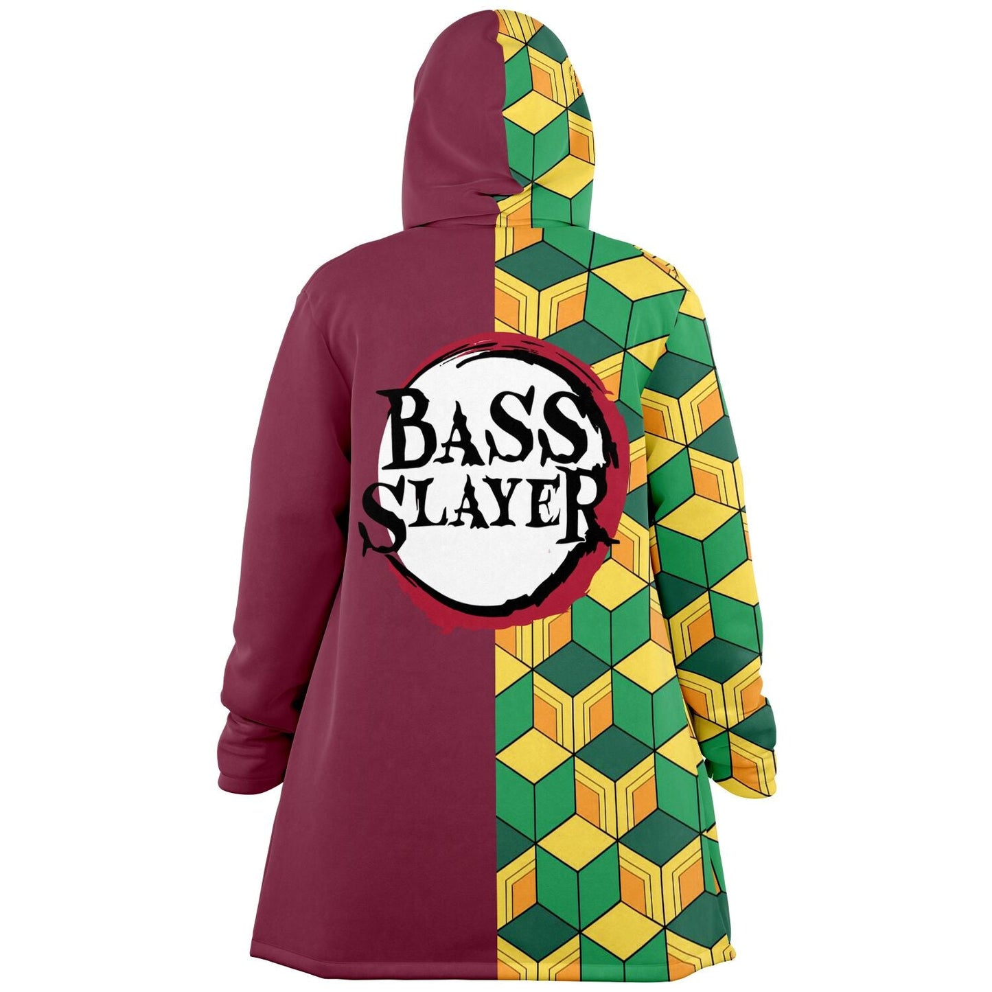 Split Green Rave Cloak