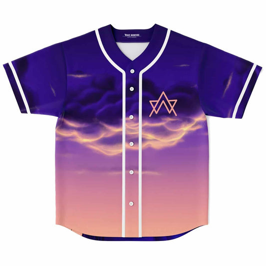 Alan Walker Deep Purple Photographic Dusk Rave Baseball Jersey
