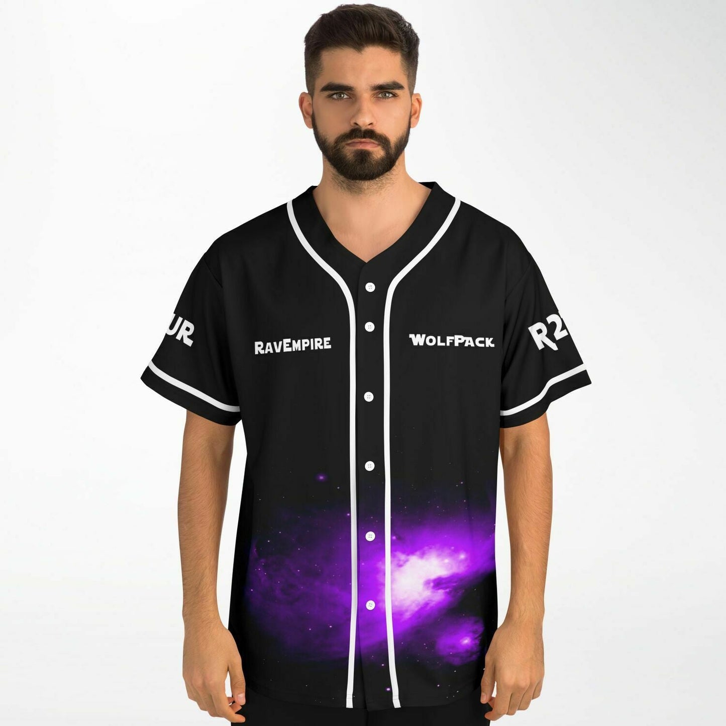 Black Darth Vader Rave Baseball Jersey