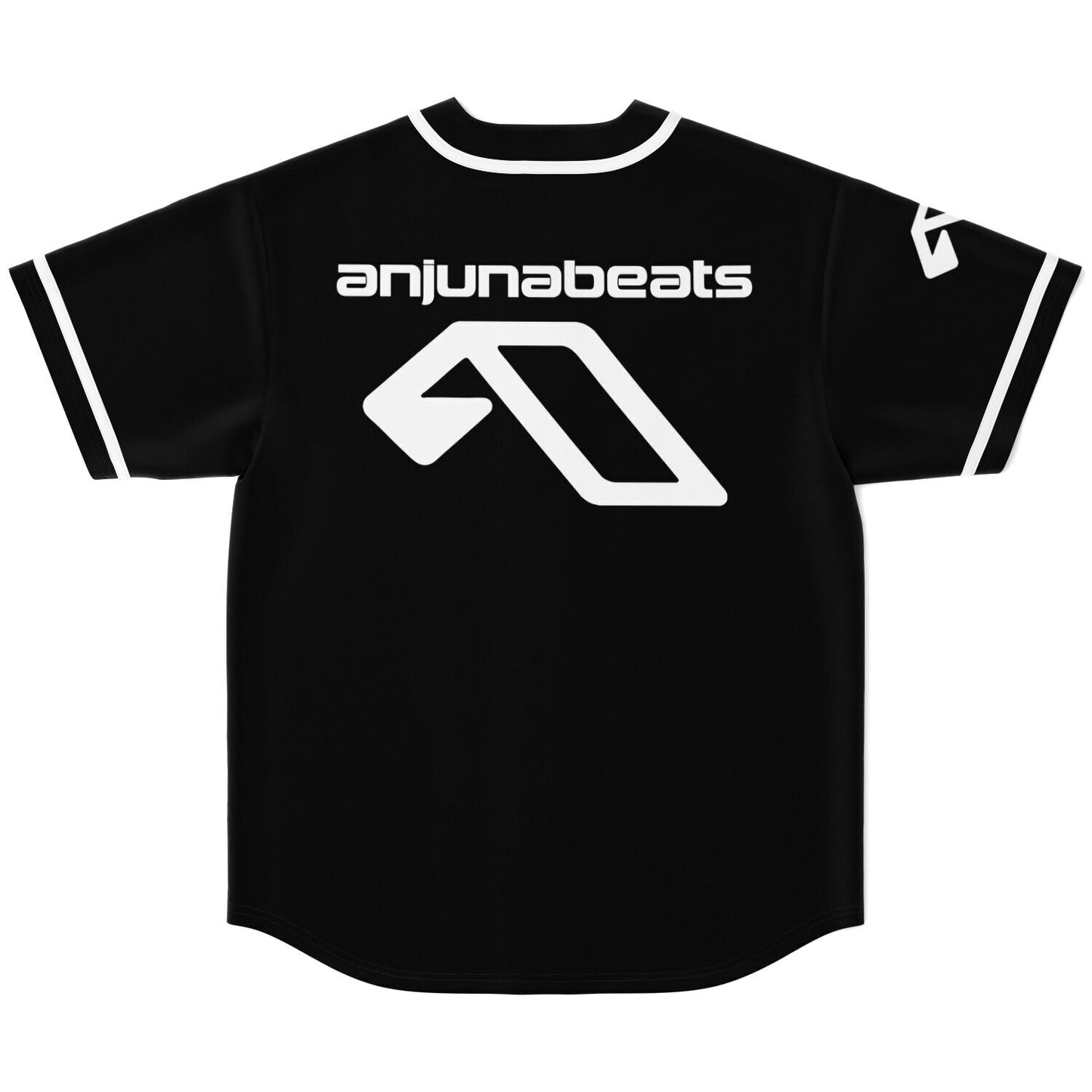 Anjunabeats Black Minimal Record Rave Baseball Jersey
