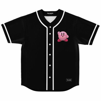 Black Kirby Character Rave Baseball Jersey
