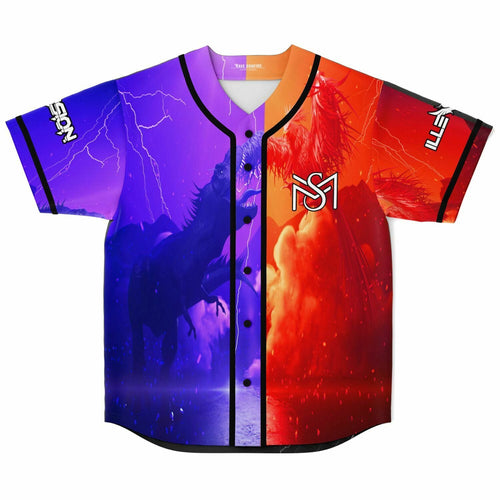 Excision Split Fantasy Scene Rave Baseball Jersey