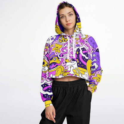 Trippy Doddles Cropped Hoodie