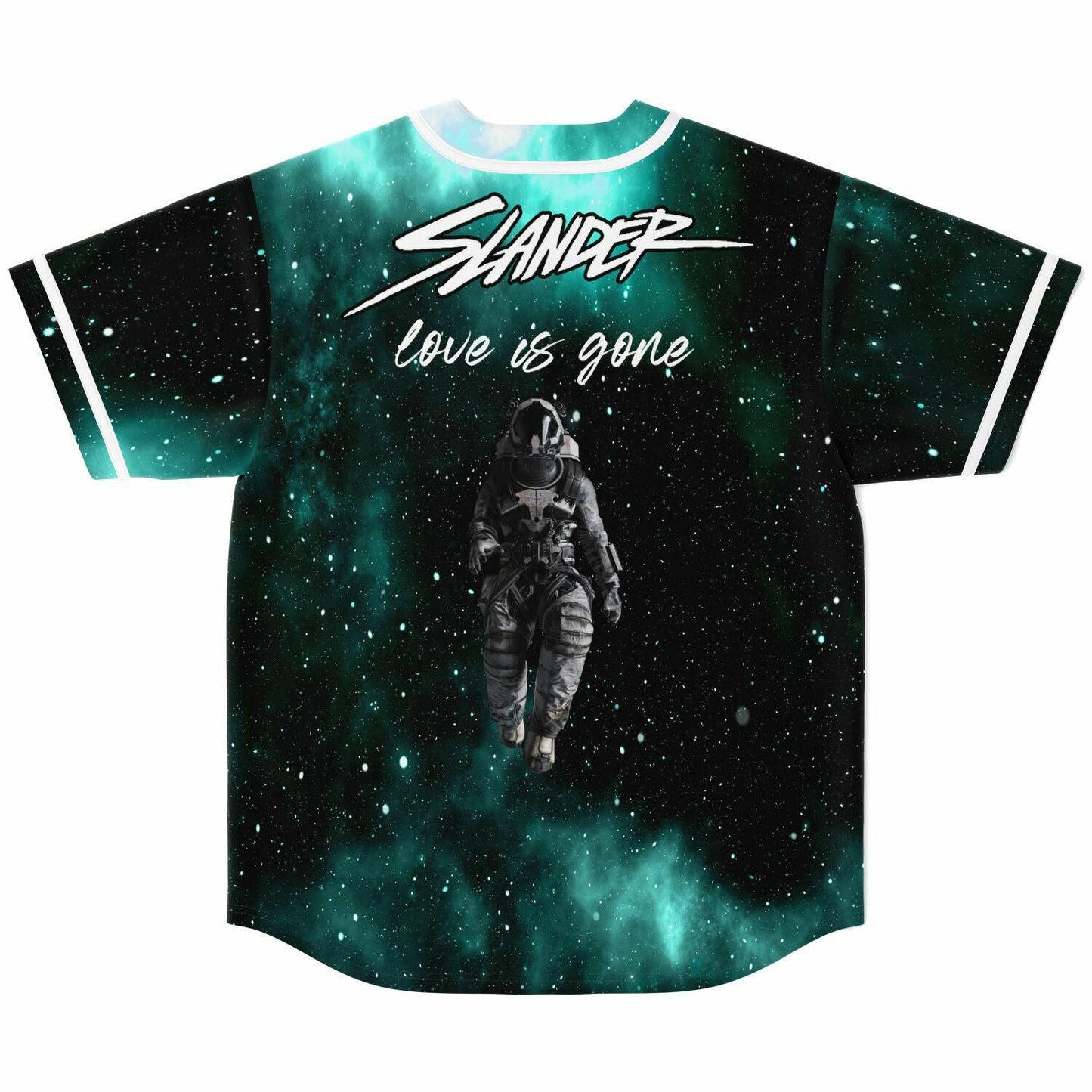 SLANDER Teal Green Outer Space Rave Baseball Jersey