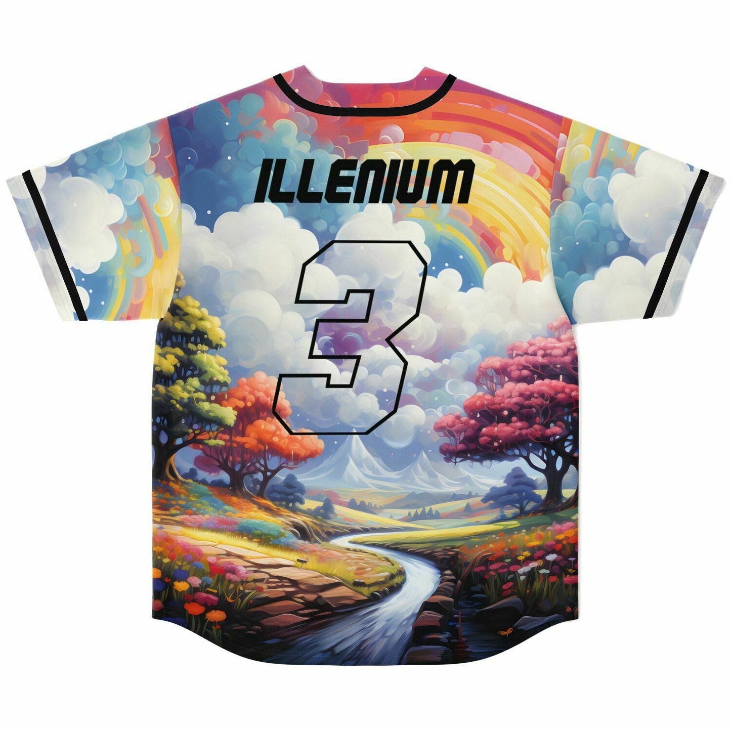 Illenium Pastel Dreamy Fantasy Rave Baseball Jersey