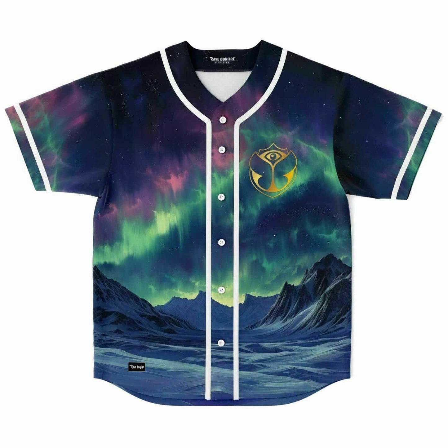 Tomorrowland Deep Blue Rave Baseball Jersey