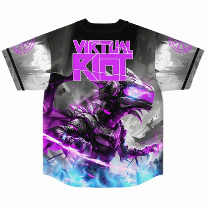 Virtual Riot Purple Rave Baseball Jersey