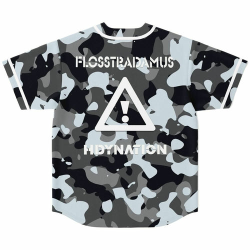 Flosstradamus Grey Camo Rave Baseball Jersey