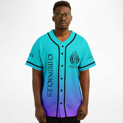 Seven Lions Teal Purple Artist Rave Baseball Jersey