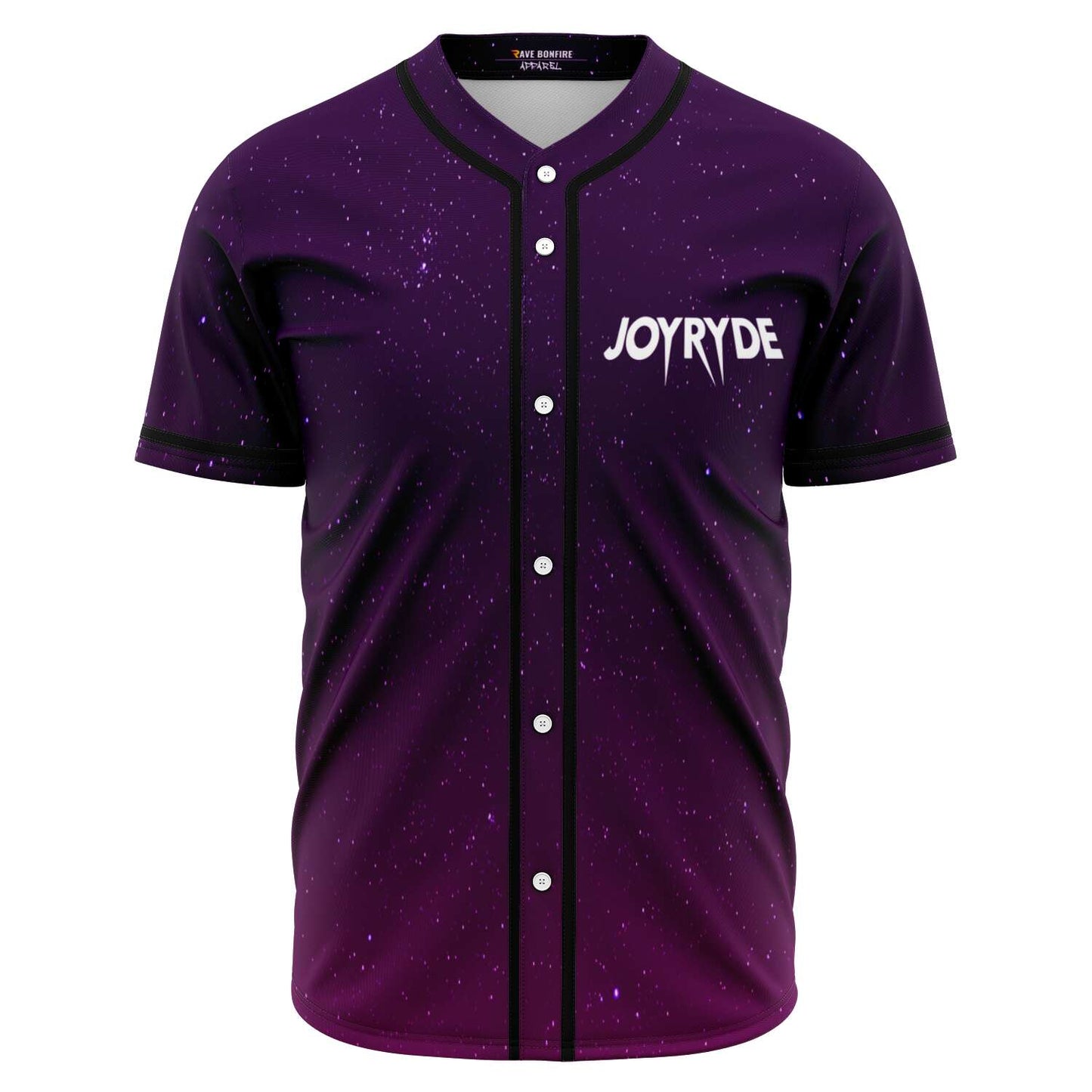 Joyryde Purple Magenta Starry Galaxy Rave Baseball Jersey