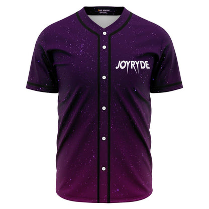 Joyryde Purple Magenta Starry Galaxy Rave Baseball Jersey