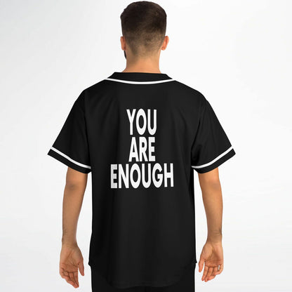 Black Positive Affirmation Rave Baseball Jersey