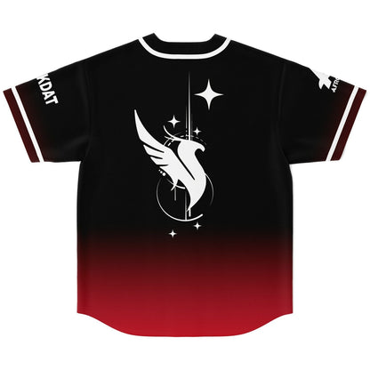 Ray Volpe Black Deep Stylized Phoenix Rave Baseball Jersey