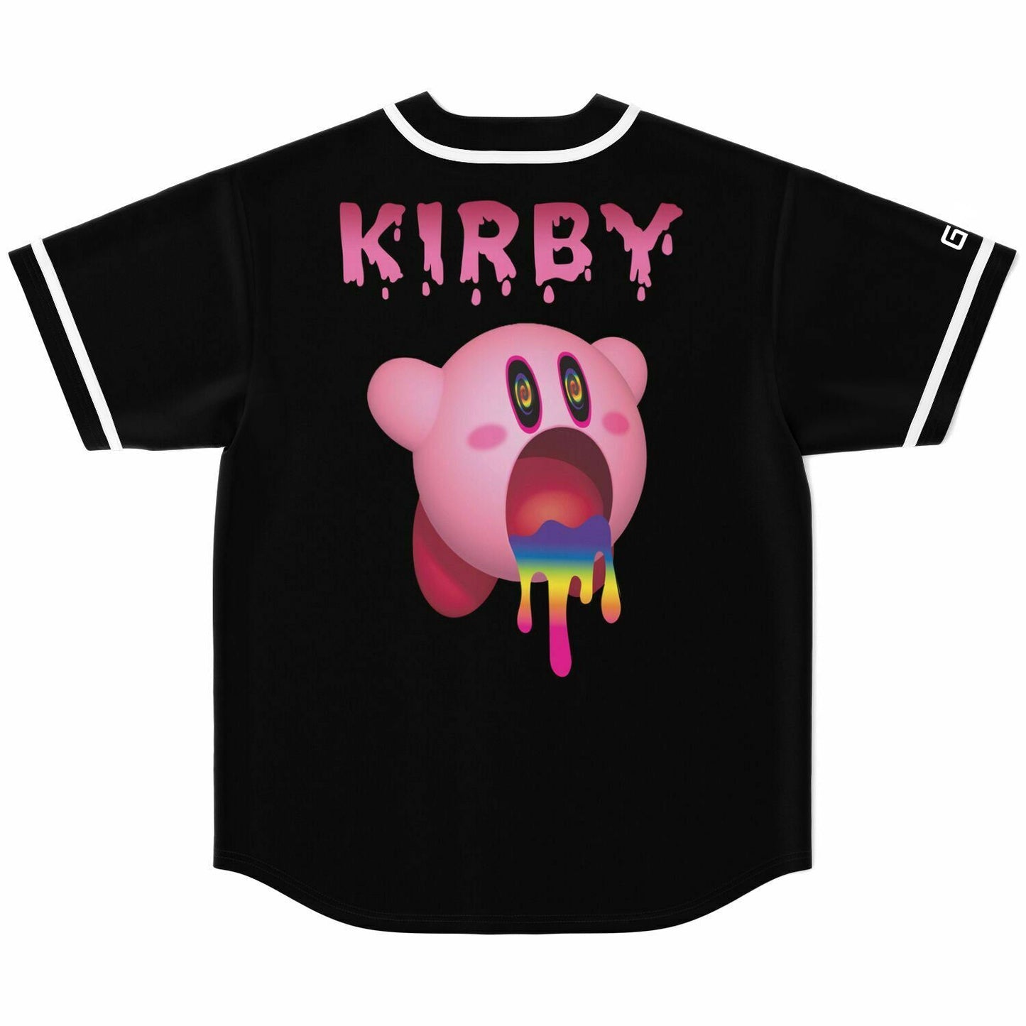 Black Kirby Video Rave Baseball Jersey