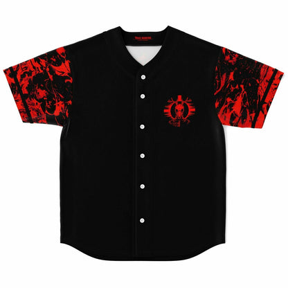 SVDDEN DEATH Black Body Antlered Deer Rave Baseball Jersey