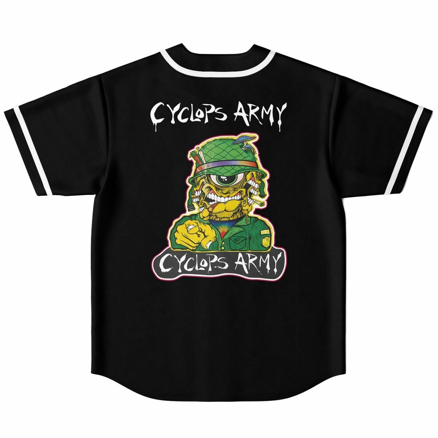 Subtronics Green Galaxy Cyclops Reversible Baseball Jersey