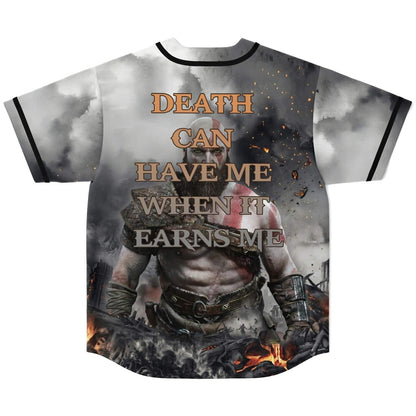 Grey God War Rave Baseball Jersey