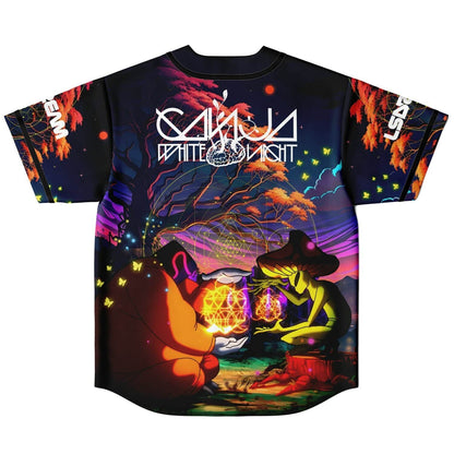 Ganja White Night Psychedelic Reversible Baseball Jersey