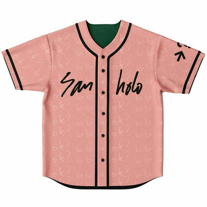 San Holo Line Art Doodle Reversible Baseball Jersey