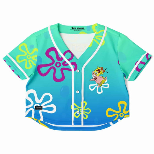Feral Festy Bestie Cropped Baseball Jersey