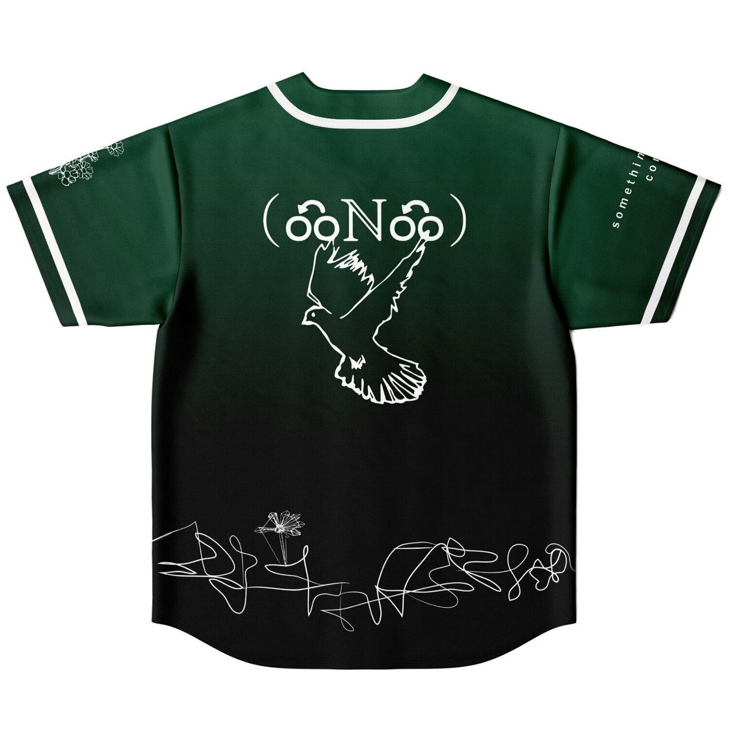 Ganja White Night Psychedelic Reversible Baseball Jersey