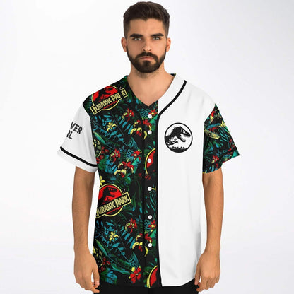 Off White Jurassic Park Rave Baseball Jersey