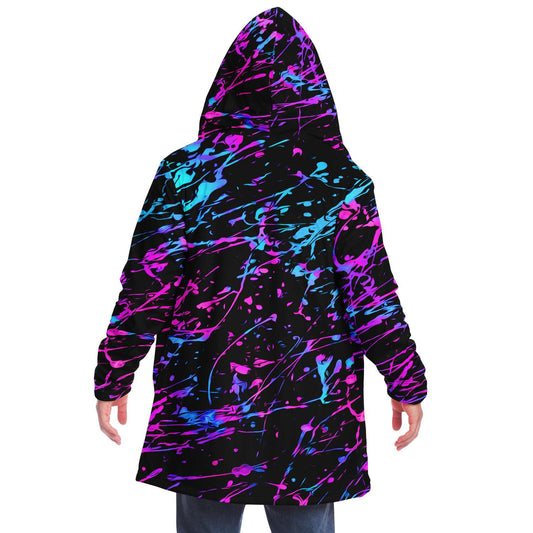 Black Splatter Rave Cloak