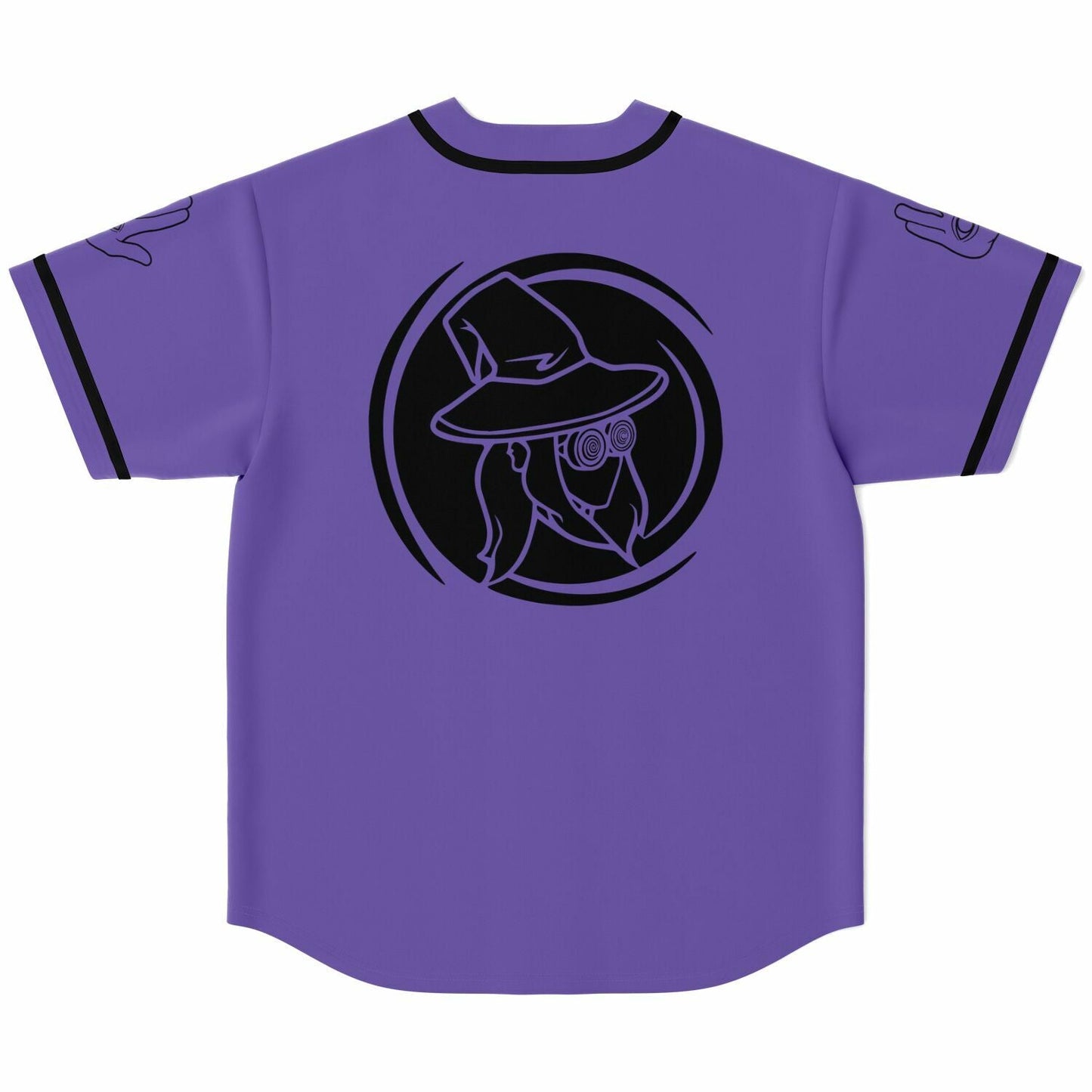 Rezz Purple Wordmark Rave Baseball Jersey