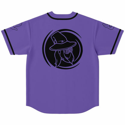 Rezz Purple Wordmark Rave Baseball Jersey