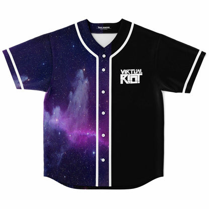 Virtual Riot Black Deep Split — Rave Baseball Jersey