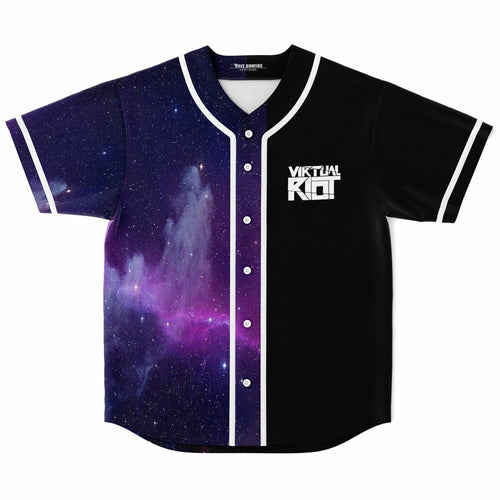 Virtual Riot Black Deep Split — Rave Baseball Jersey