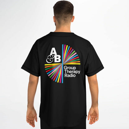 Above & Beyond Black Chest ‘A&B’ Rave Baseball Jersey