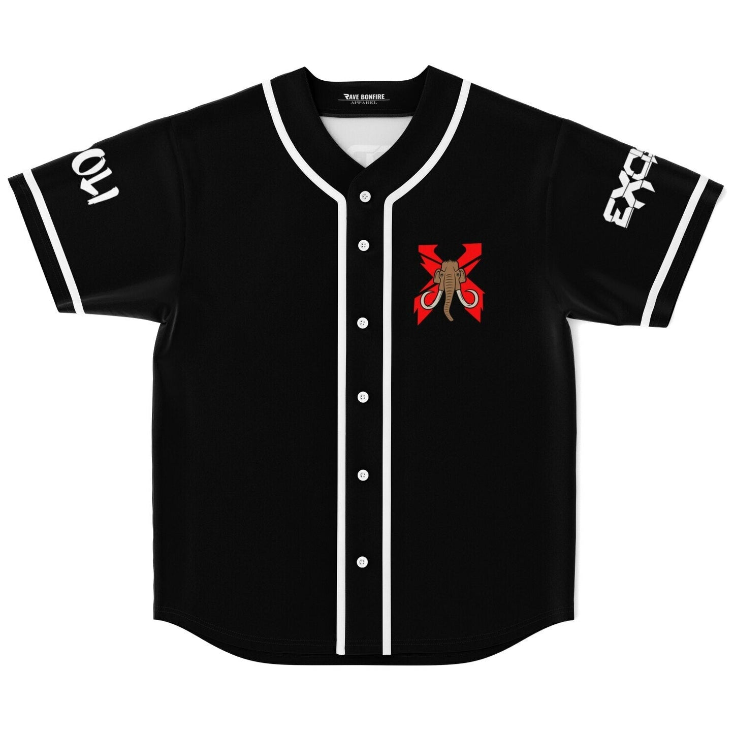 Subtronics Black Green One Rave Baseball Jersey