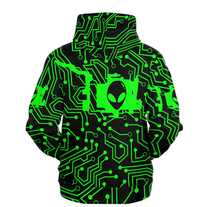 Alienator Motherboard circuit custom hoodie
