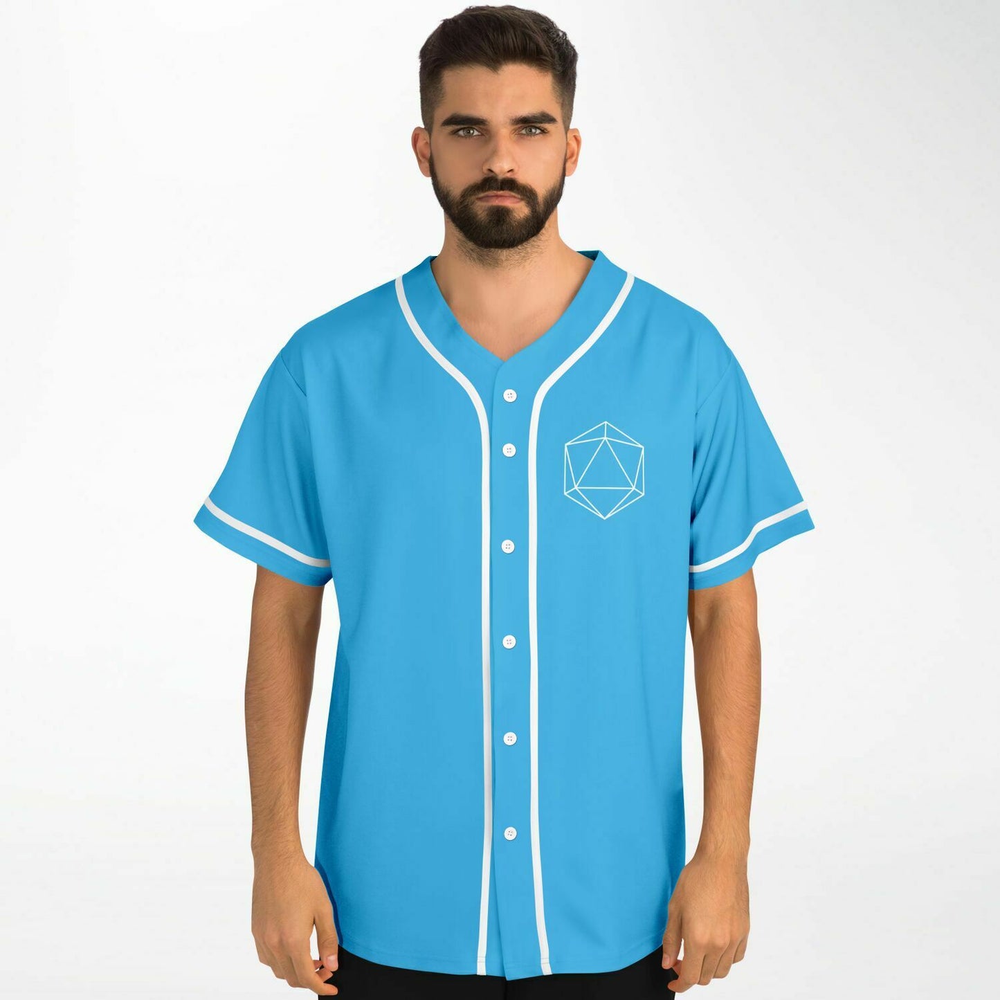 ODESZA Sky Blue Surreal Figure Rave Baseball Jersey