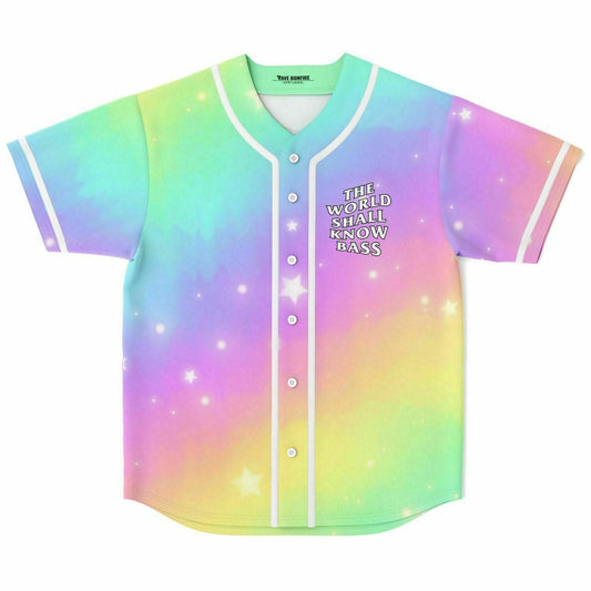 Pastel Rainbow Soft Cloud Rave Baseball Jersey