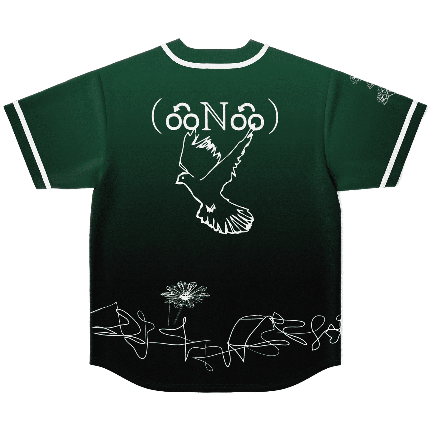 Porter Robinson Dark Forest Hand Drawn Rave Baseball Jersey
