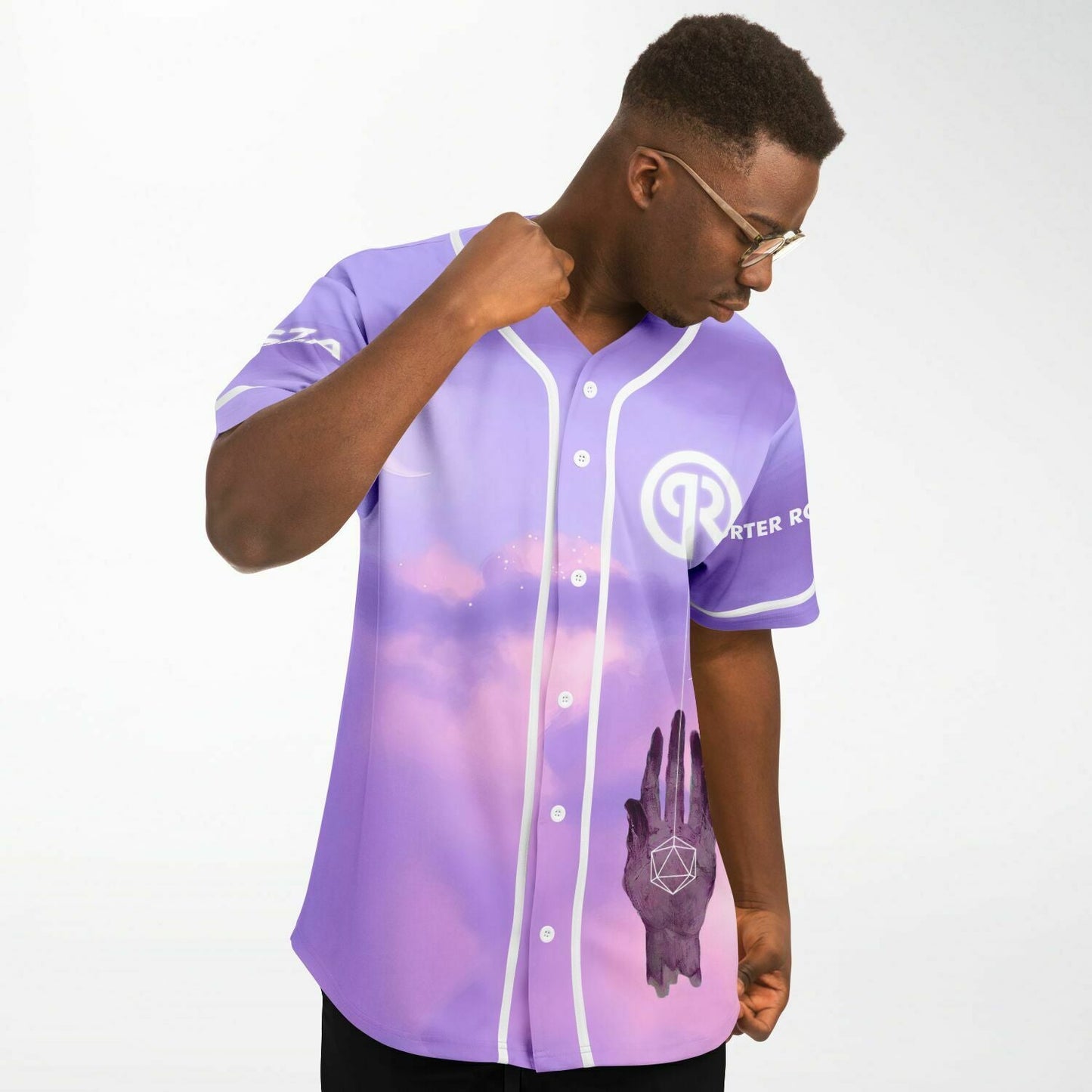 Porter Robinson Pastel Lilac Dreamy Sky Rave Baseball Jersey
