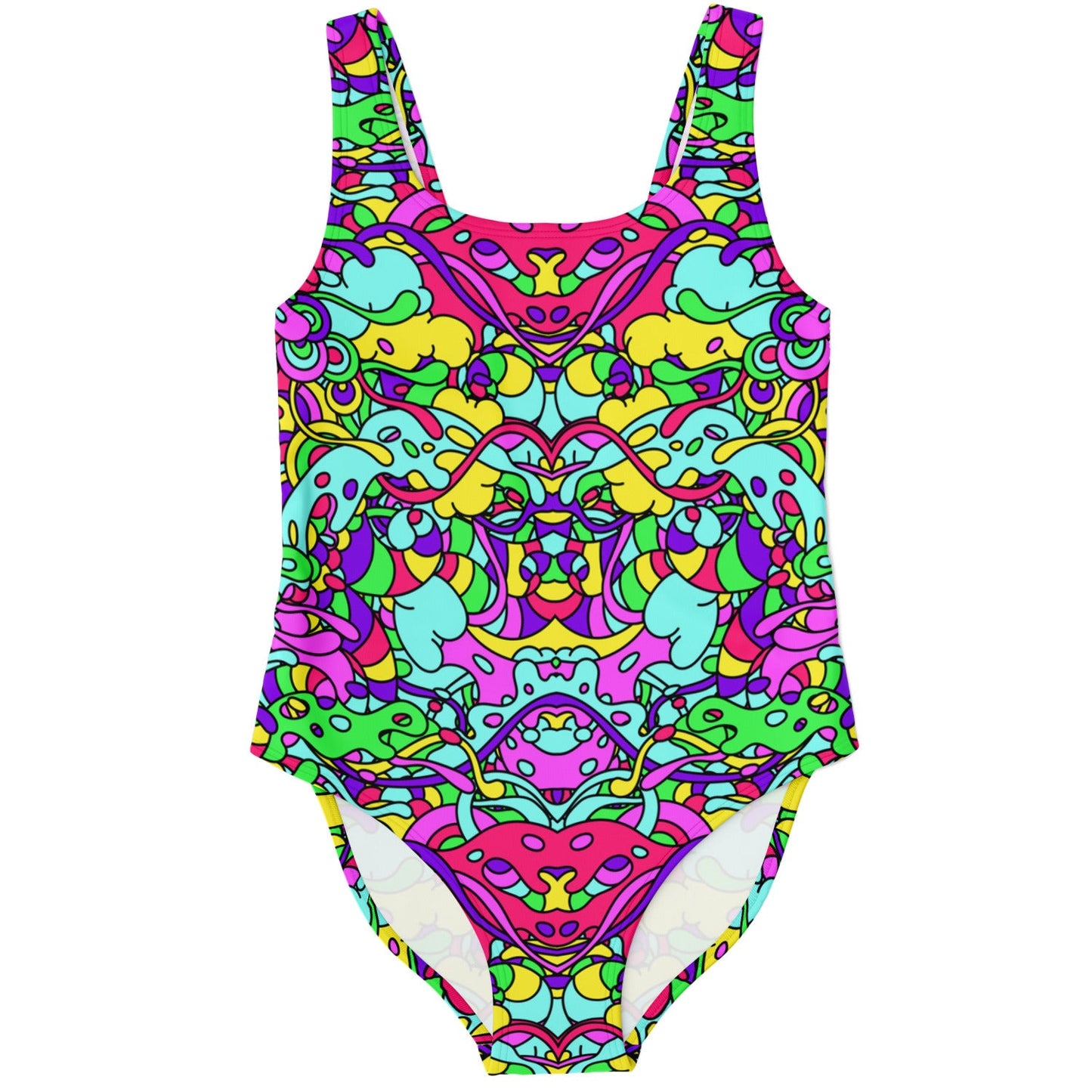 Bright Dense Mirrored Rave Swimsuit