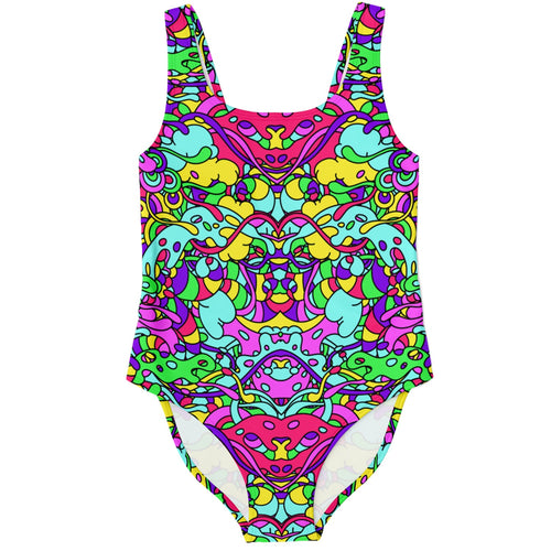 Bright Dense Mirrored Rave Swimsuit