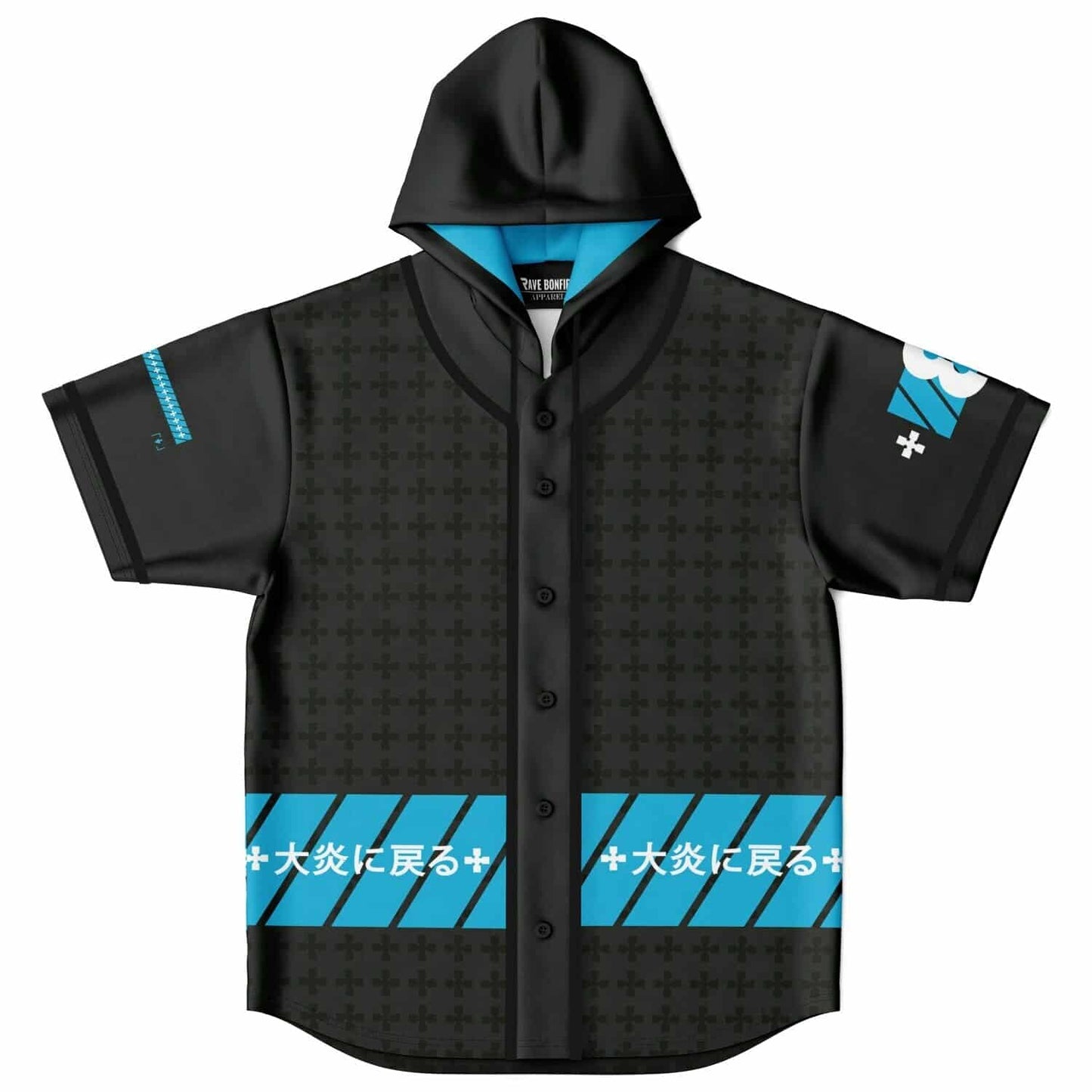 Zennon custom Hooded Baseball Jersey