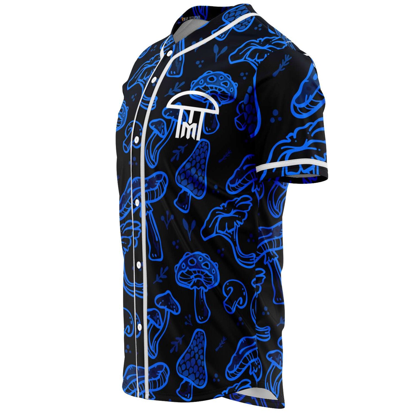 Infected Mushroom Black Psychedelic Mushrooms Rave Baseball Jersey