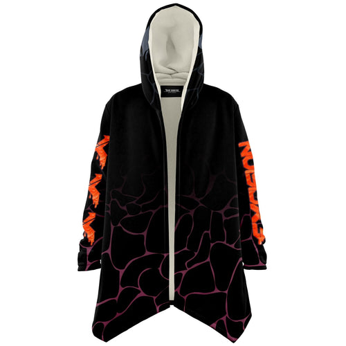 Excision Black Dripping Orange Rave Cloak