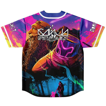 Boogie T x Ganja White Night Reversible Baseball Jersey