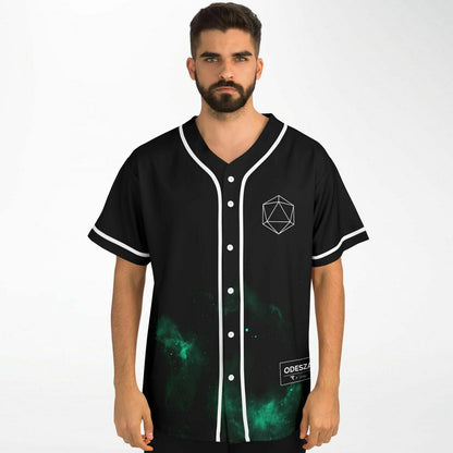 ODESZA Black Minimal Geometric Rave Baseball Jersey