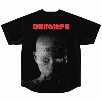 NGHTMRE Black Glitchy Scan Rave Baseball Jersey