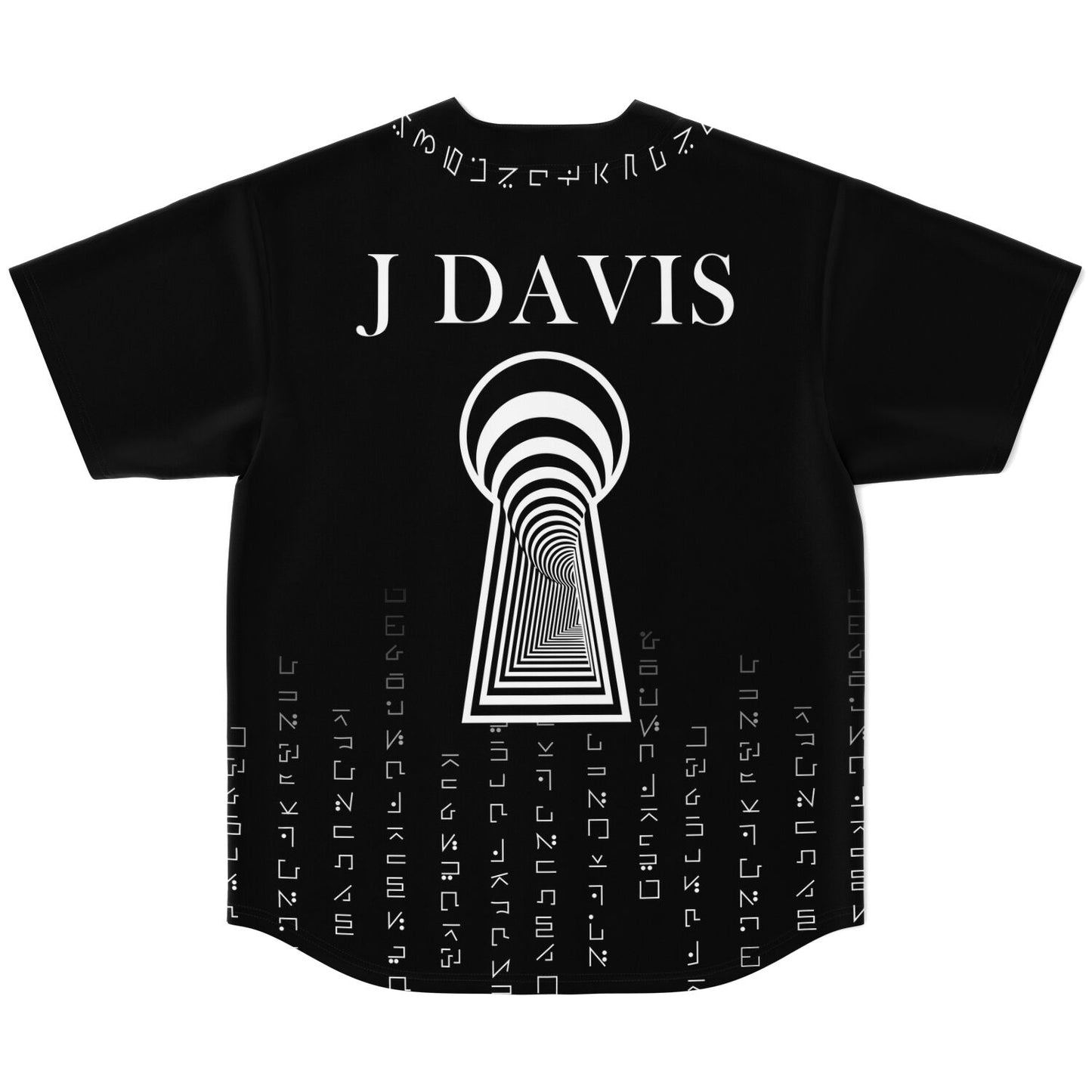 Black Smiley Face Rave Baseball Jersey
