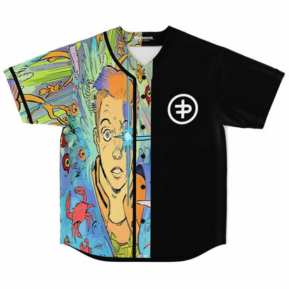 Flux Pavilion Left Half Panel Rave Baseball Jersey
