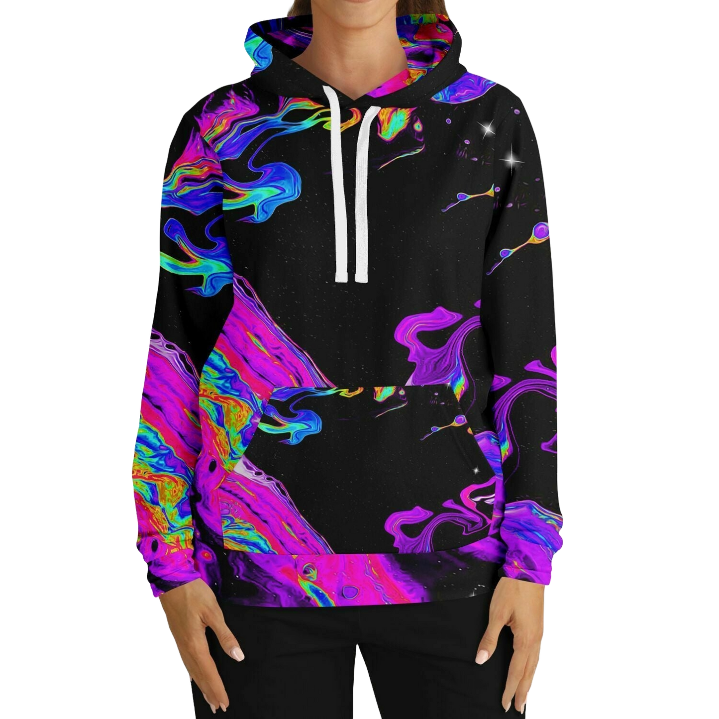 Seven Lions Oil Slick Galaxy Rave Hoodie